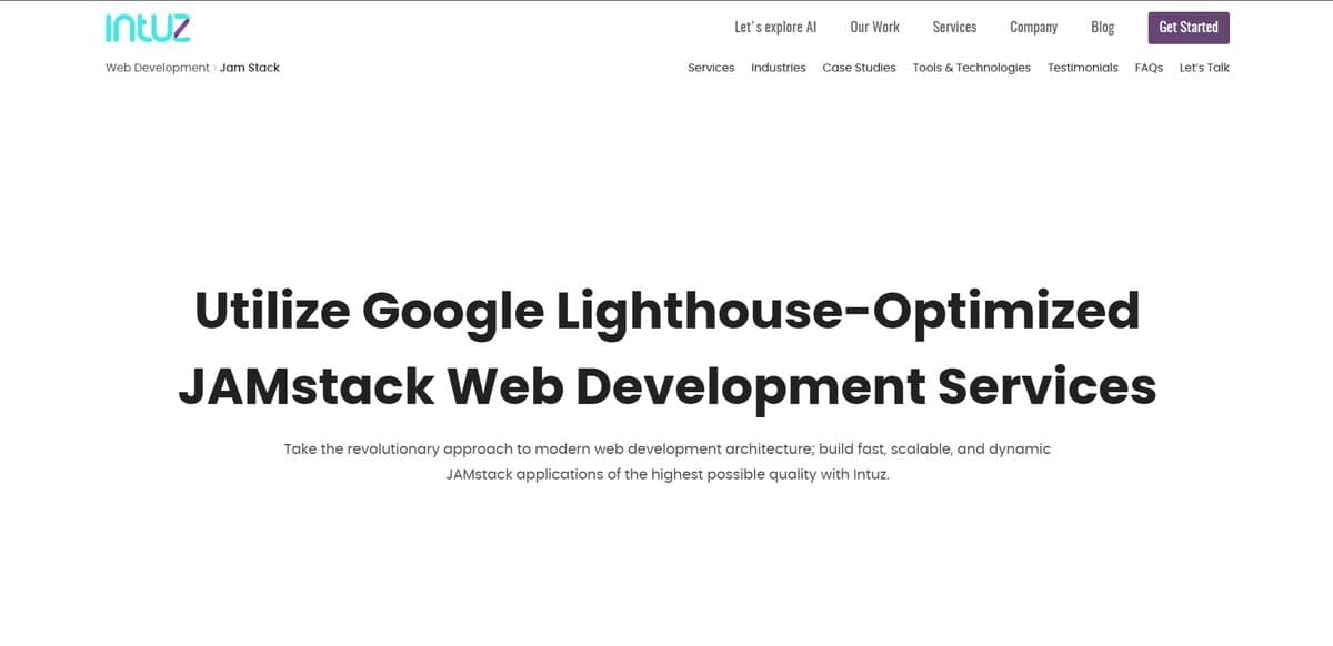 TechAhead website testimonial