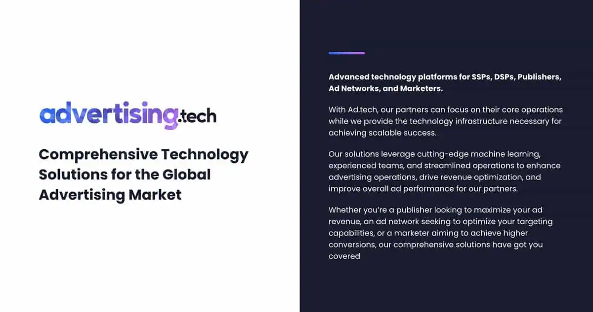 Advertising Tech Paragraph