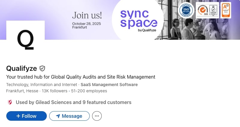 Qualifyze Screenshot testimonial