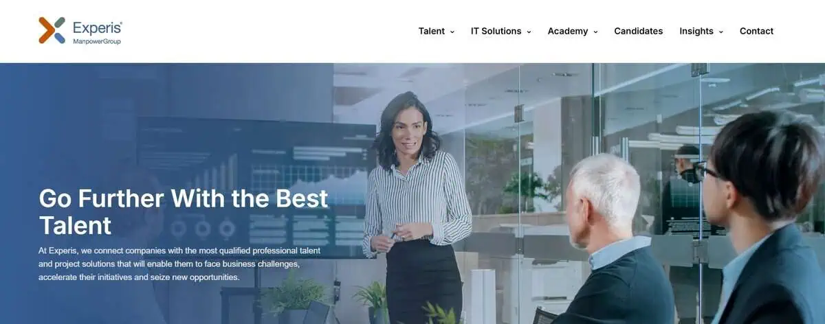 Experis website