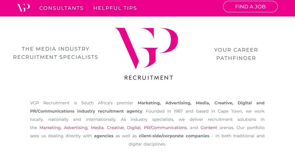 VGP Recruitment image testimonial