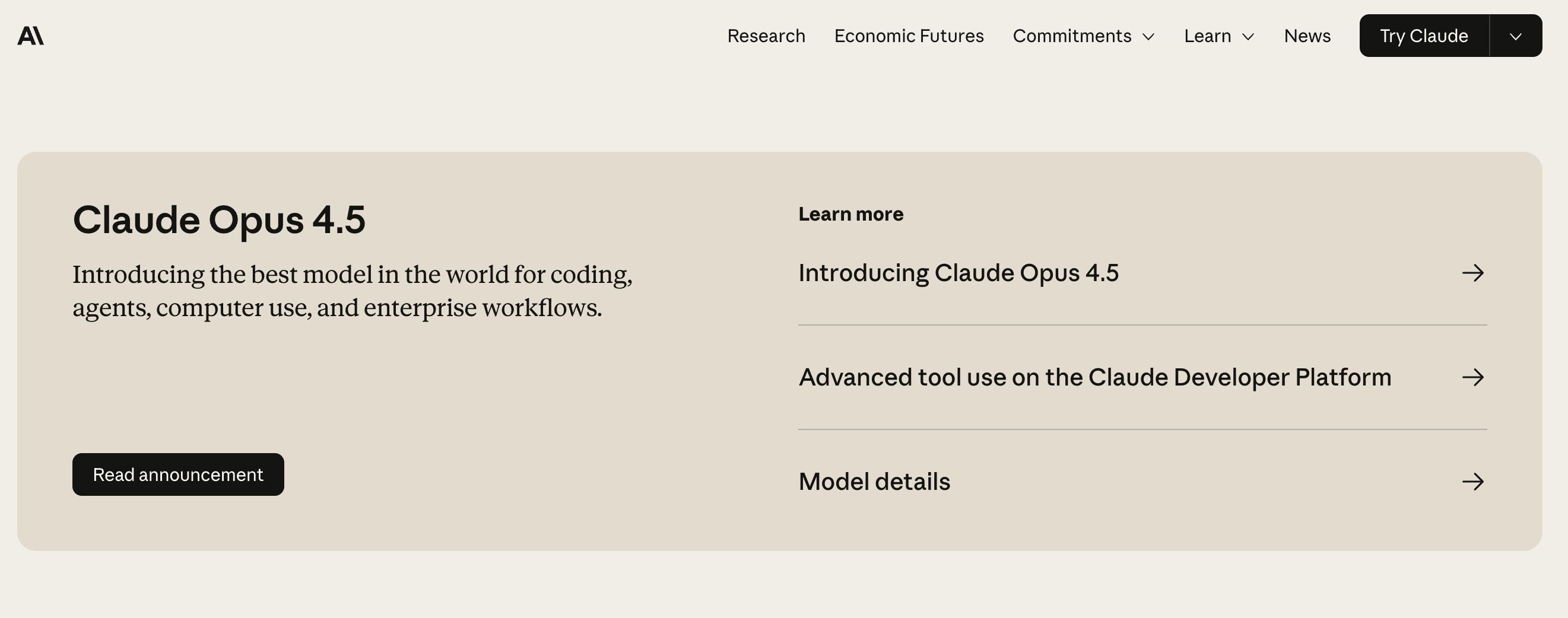 Claude webiste testimonial