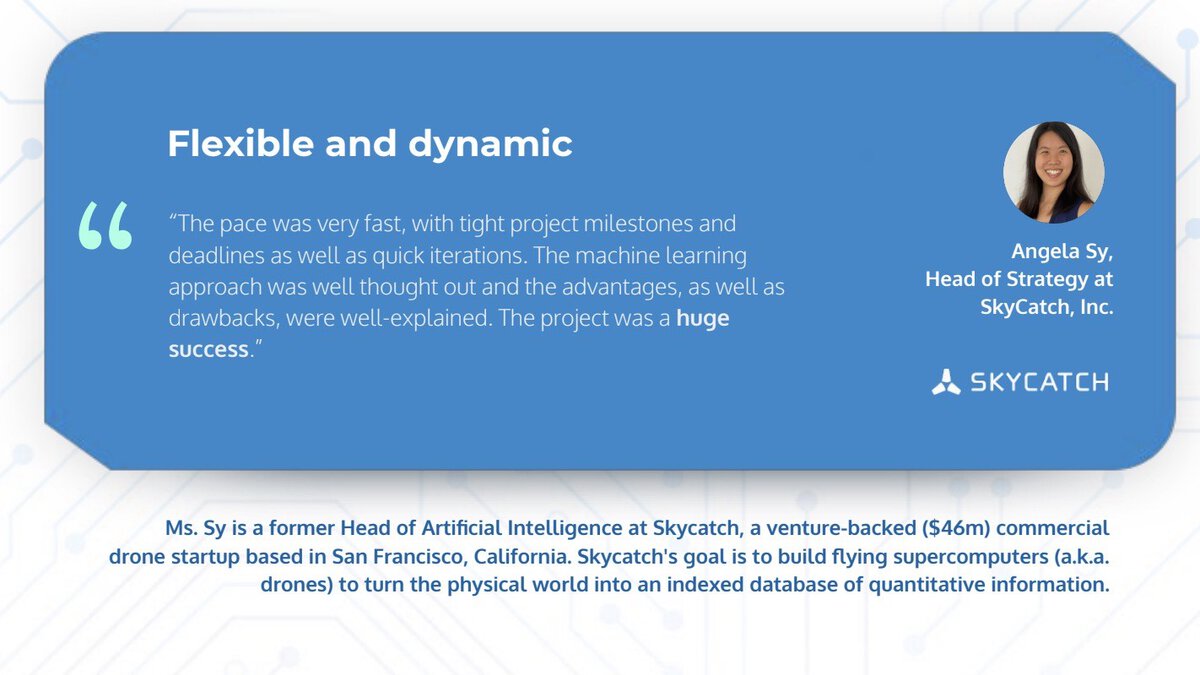 Detection Angela testimonial image testimonial