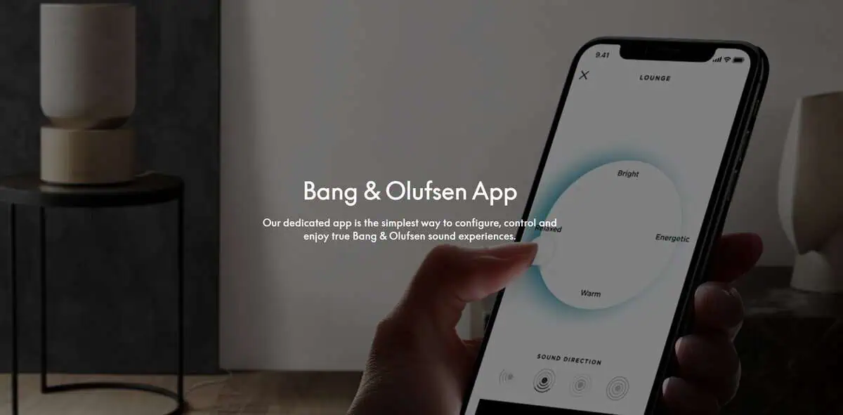 AR Experience app from Bang & Olufsen.
