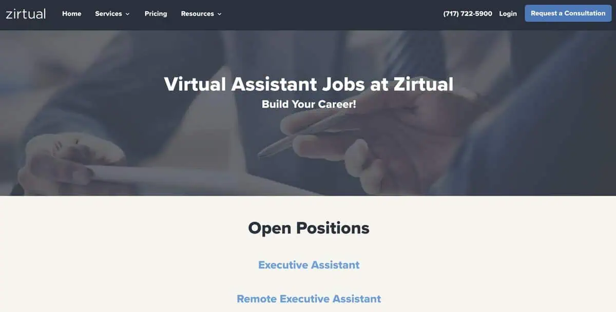 Zirtual Website