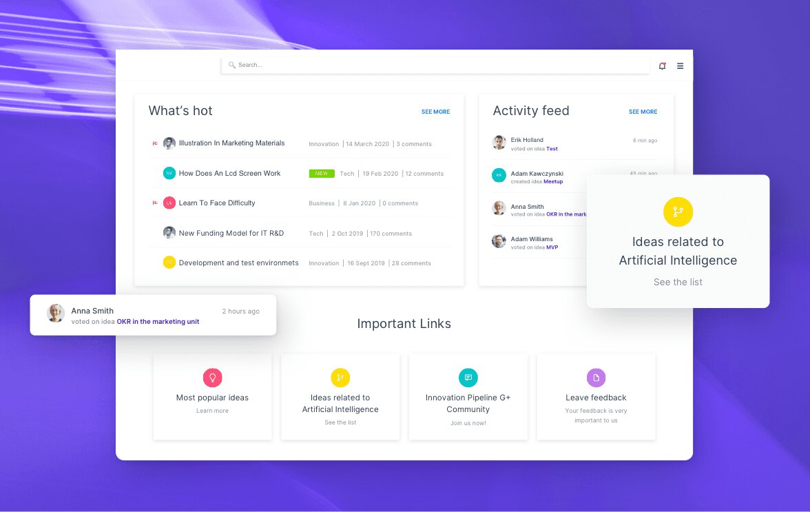 Ipipe idea management system Logo testimonial